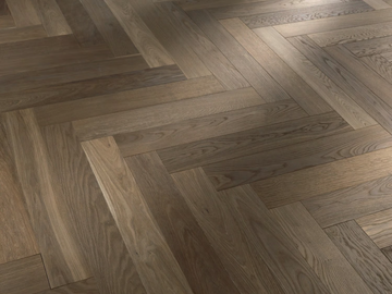 HERRINGBONE 90° FLOOR CA' POLO - Oak flooring by FOGLIE D'ORO - view 2